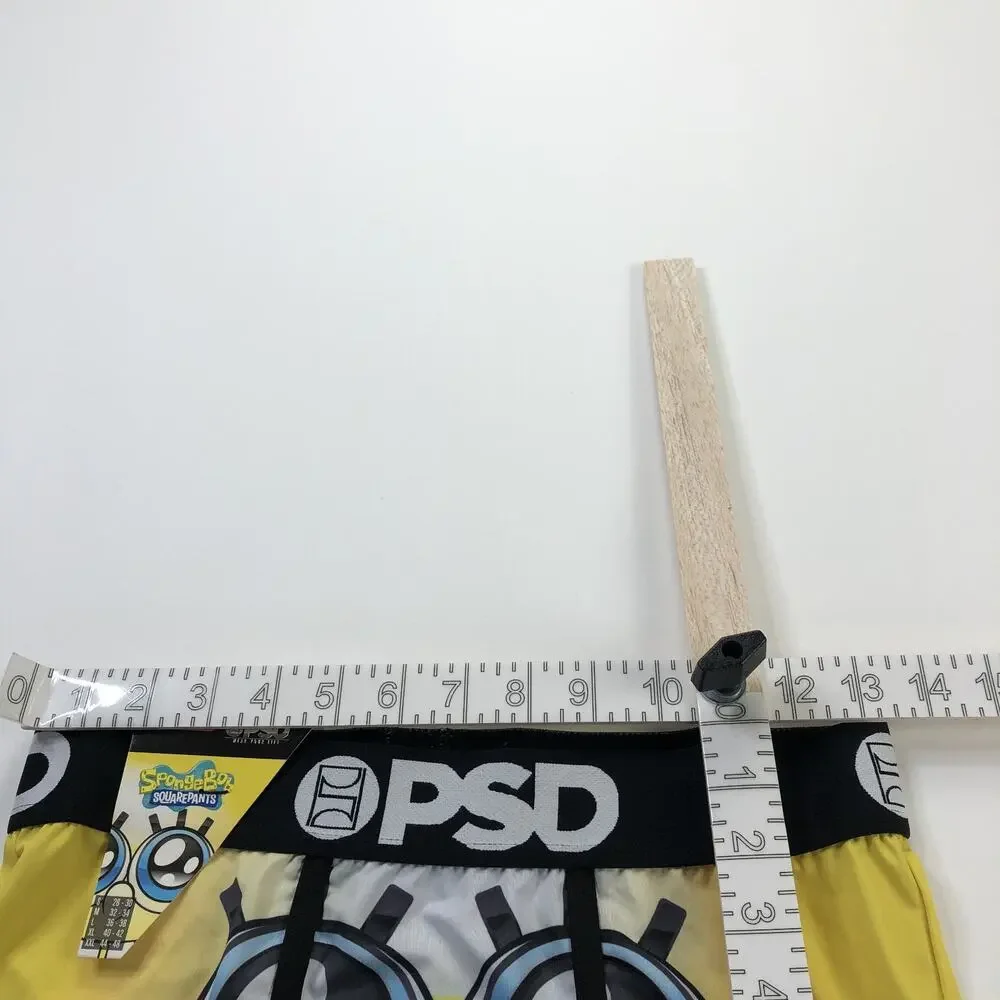 PSD Spongebob Squarepants Men's NEW Boxer Shorts Medium 32-34 Yellow